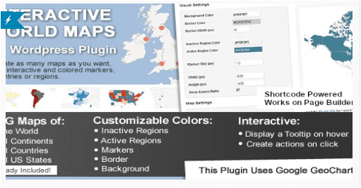 Interactive World Maps v2.5 — плагин создания карт WordPress — codecanyon (2024)