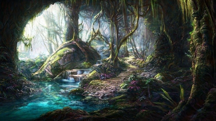 Creating a Fantastic Forest Concept Art in Photoshop