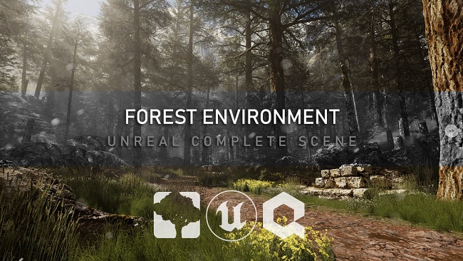 Скачать с Яндекс диска Artstation – Unreal Complete Scene – Forest Environment